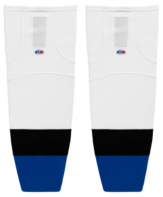 Athletic Knit (AK) HS2100-339 Tampa Bay Lightning White Mesh Ice Hockey Socks - PSH Sports
