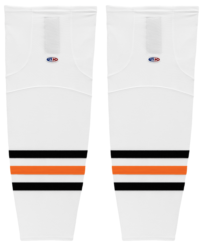 Athletic Knit (AK) HS2100-371 2017 Edmonton Oilers White Mesh Ice Hockey Socks - PSH Sports