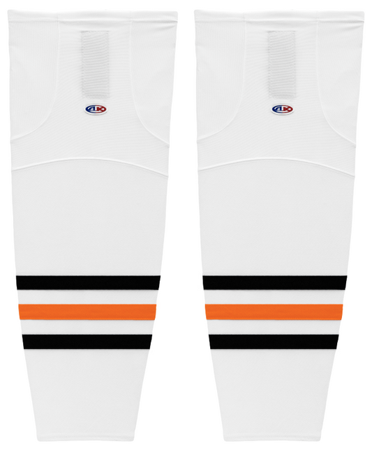 Athletic Knit (AK) HS2100-371 2017 Edmonton Oilers White Mesh Ice Hockey Socks - PSH Sports