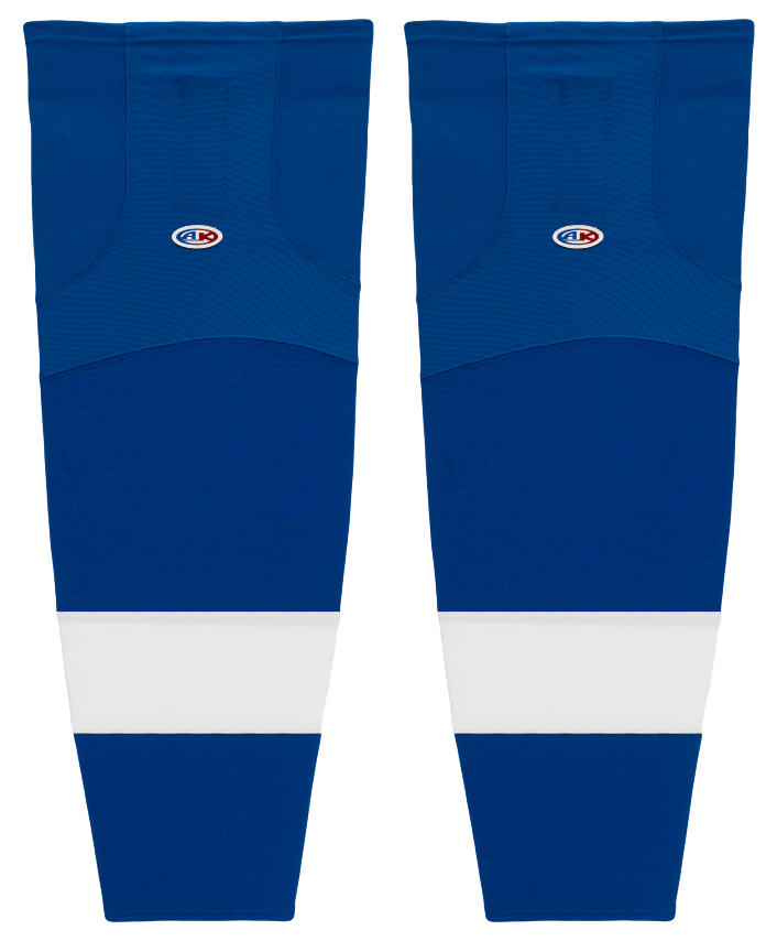 Athletic Knit (AK) HS2100-488 2011 Tampa Bay Lightning Royal Blue Mesh Ice Hockey Socks - PSH Sports