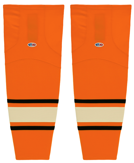 Athletic Knit (AK) HS2100-526 2012 Philadelphia Flyers Winter Classic Orange Mesh Ice Hockey Socks - PSH Sports