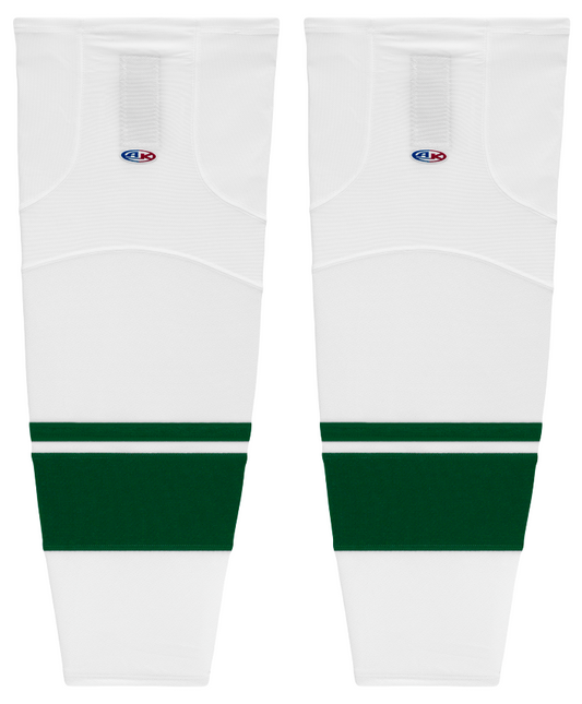 Athletic Knit (AK) HS2100-565 2013 Minnesota Wild White Mesh Ice Hockey Socks - PSH Sports