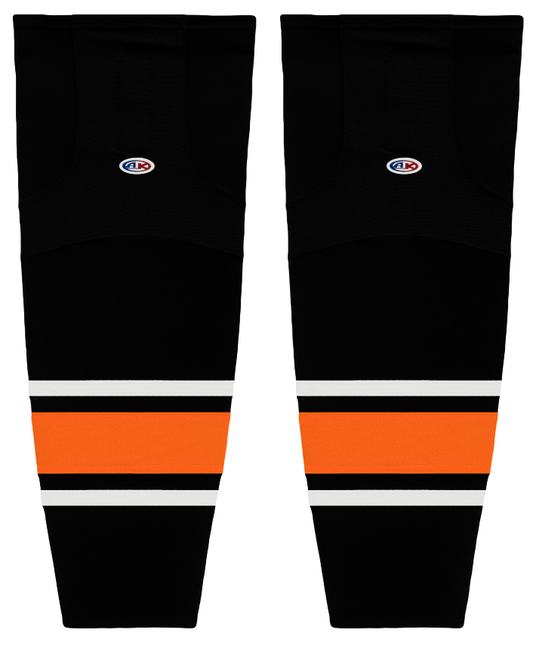 Athletic Knit (AK) HS2100-624 Philadelphia Flyers Third Black Mesh Ice Hockey Socks - PSH Sports