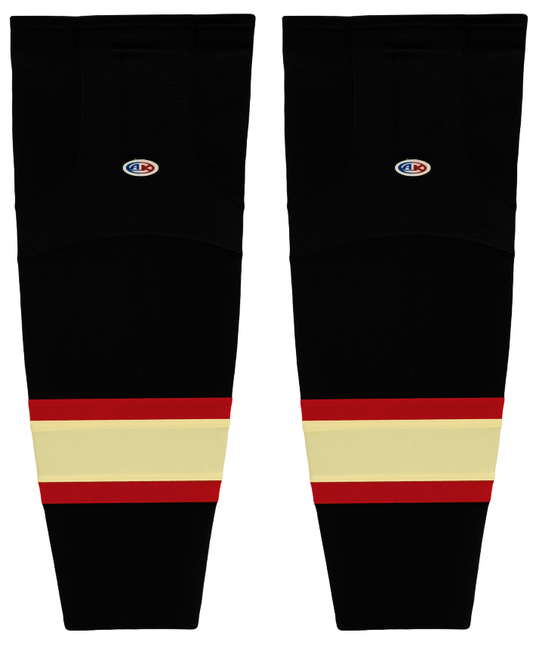 Athletic Knit (AK) HS2100-715 Chicago Blackhawks Winter Classic Black Mesh Ice Hockey Socks - PSH Sports