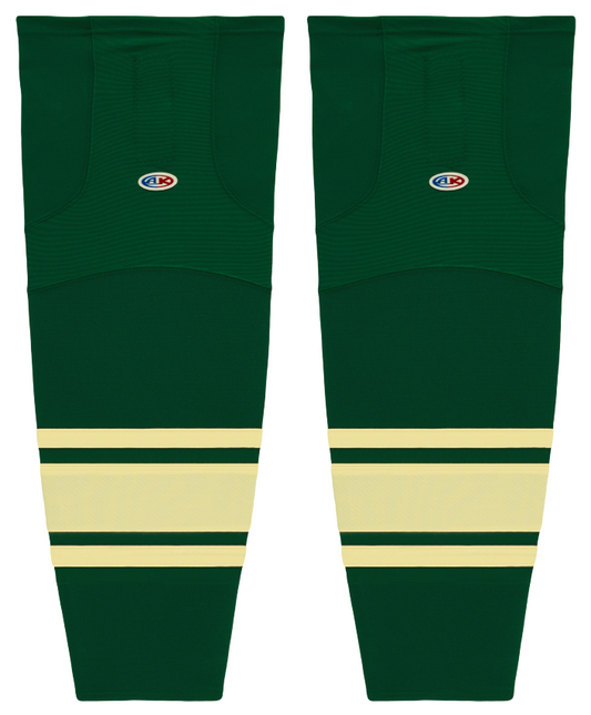 Athletic Knit (AK) HS2100-730 2004 NHL All Stars Dark Green Mesh Ice Hockey Socks - PSH Sports