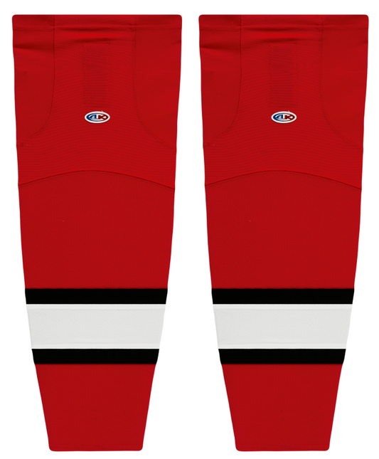 Athletic Knit (AK) HS2100-836 2010 Ottawa Senators Red Mesh Ice Hockey Socks - PSH Sports