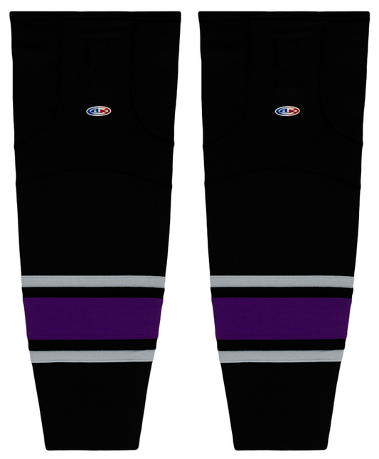Athletic Knit (AK) HS2100-951 1998 Los Angeles Kings Black Mesh Ice Hockey Socks - PSH Sports