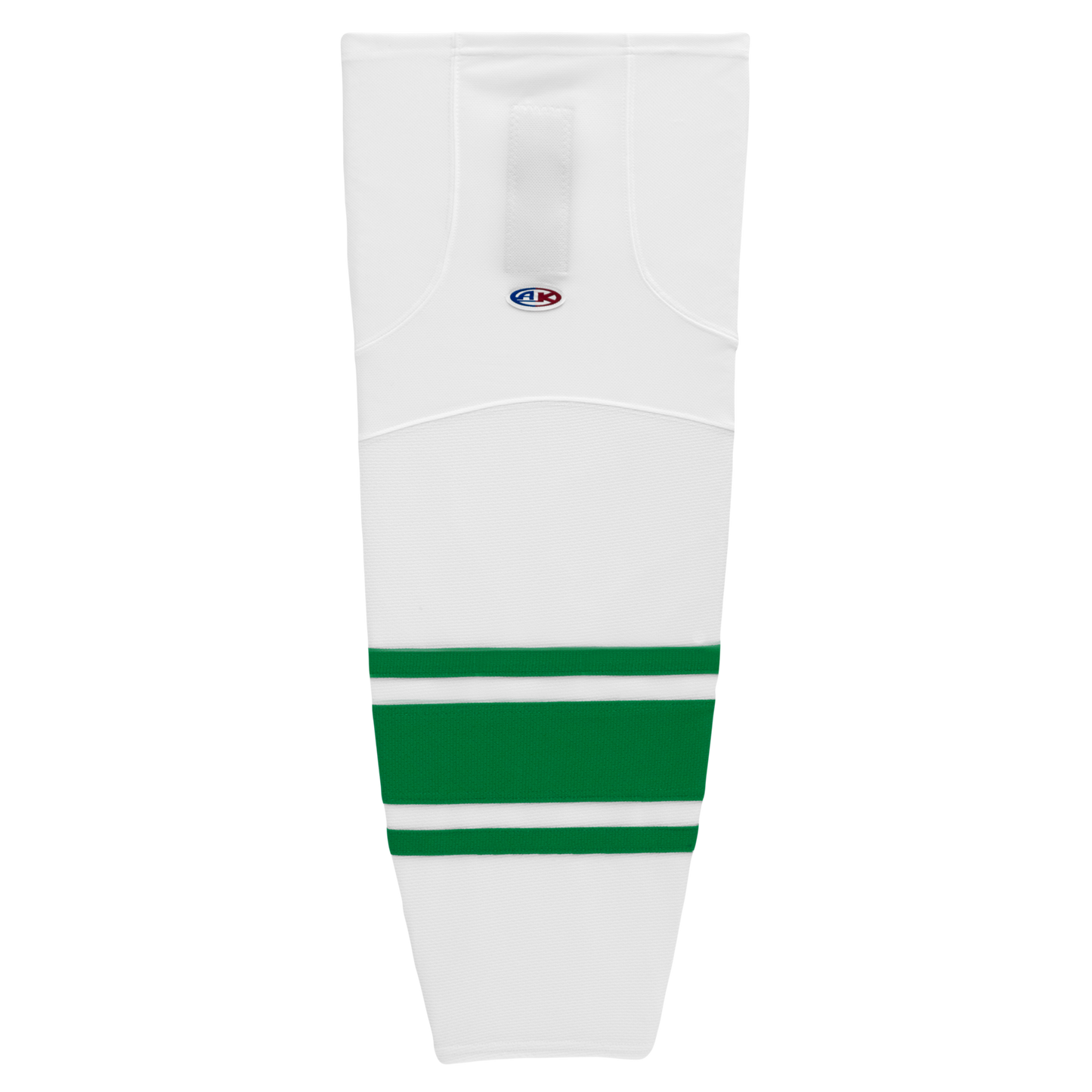 Athletic Knit (AK) HS2100-211 Toronto St. Pats White/Kelly Green Mesh Ice Hockey Socks - PSH Sports