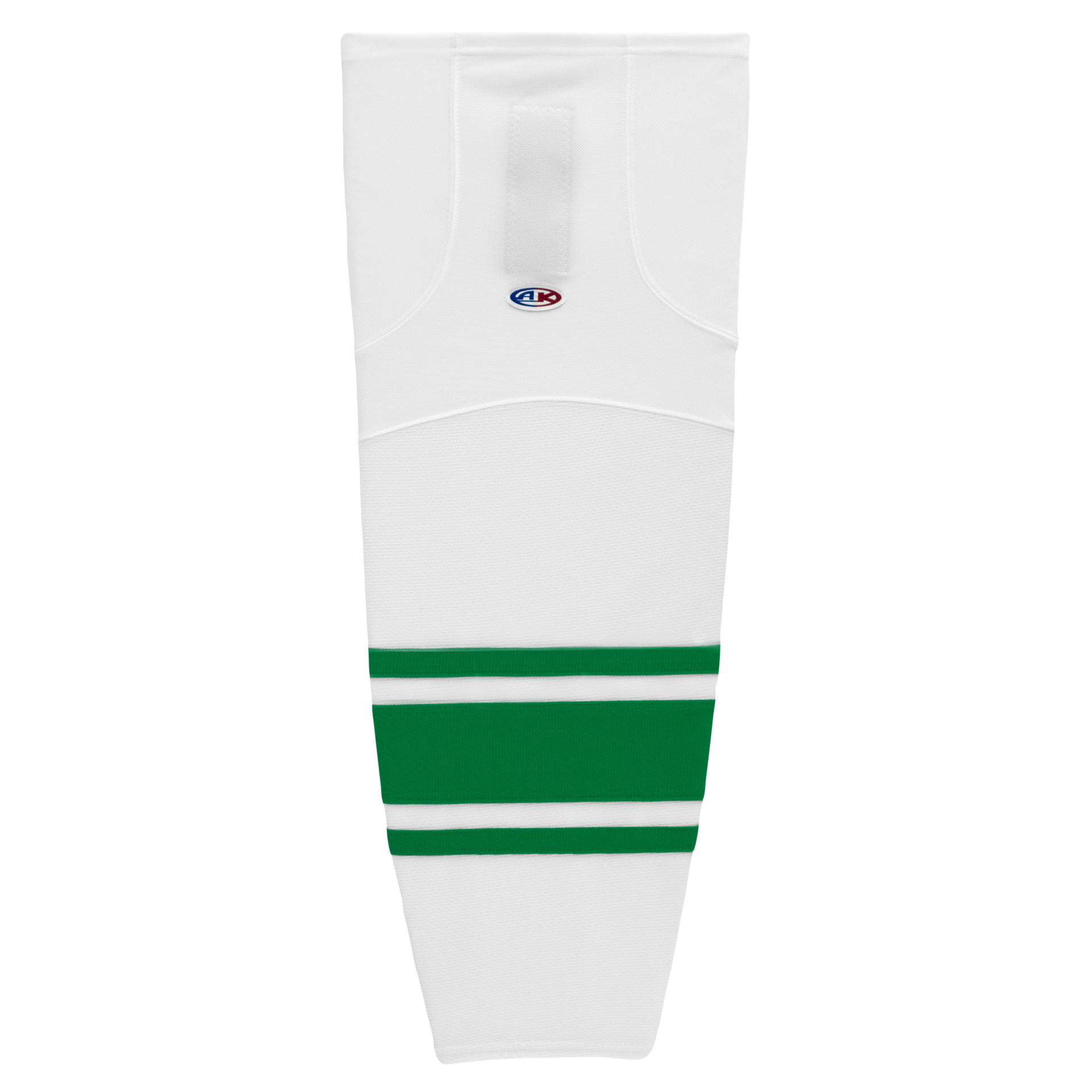 Athletic Knit (AK) HS2100-211 Toronto St. Pats White/Kelly Green Mesh Ice Hockey Socks - PSH Sports