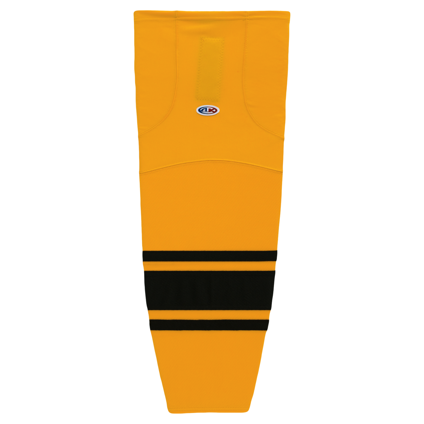 Athletic Knit (AK) HS2100-213 Gold/Black Mesh Ice Hockey Socks - PSH Sports