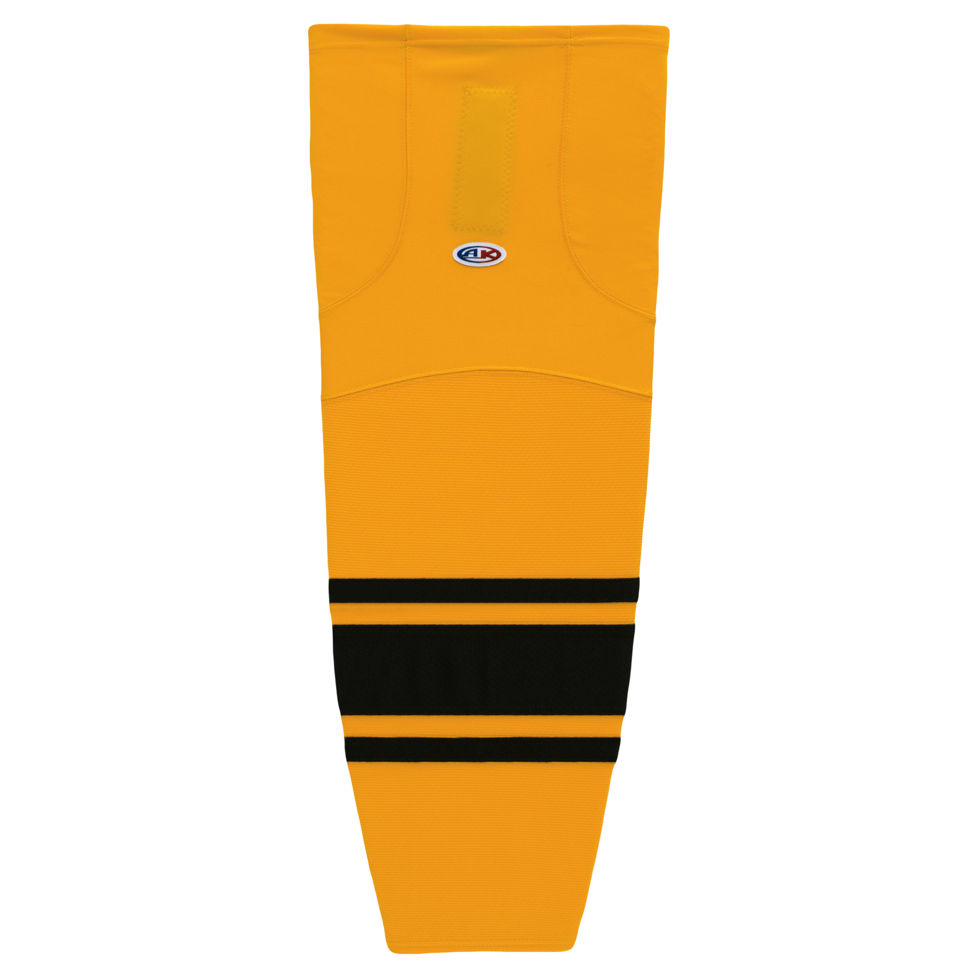 Athletic Knit (AK) HS2100-213 Gold/Black Mesh Ice Hockey Socks - PSH Sports