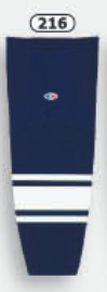 Athletic Knit (AK) HS2100-216 Navy/White Mesh Ice Hockey Socks - PSH Sports