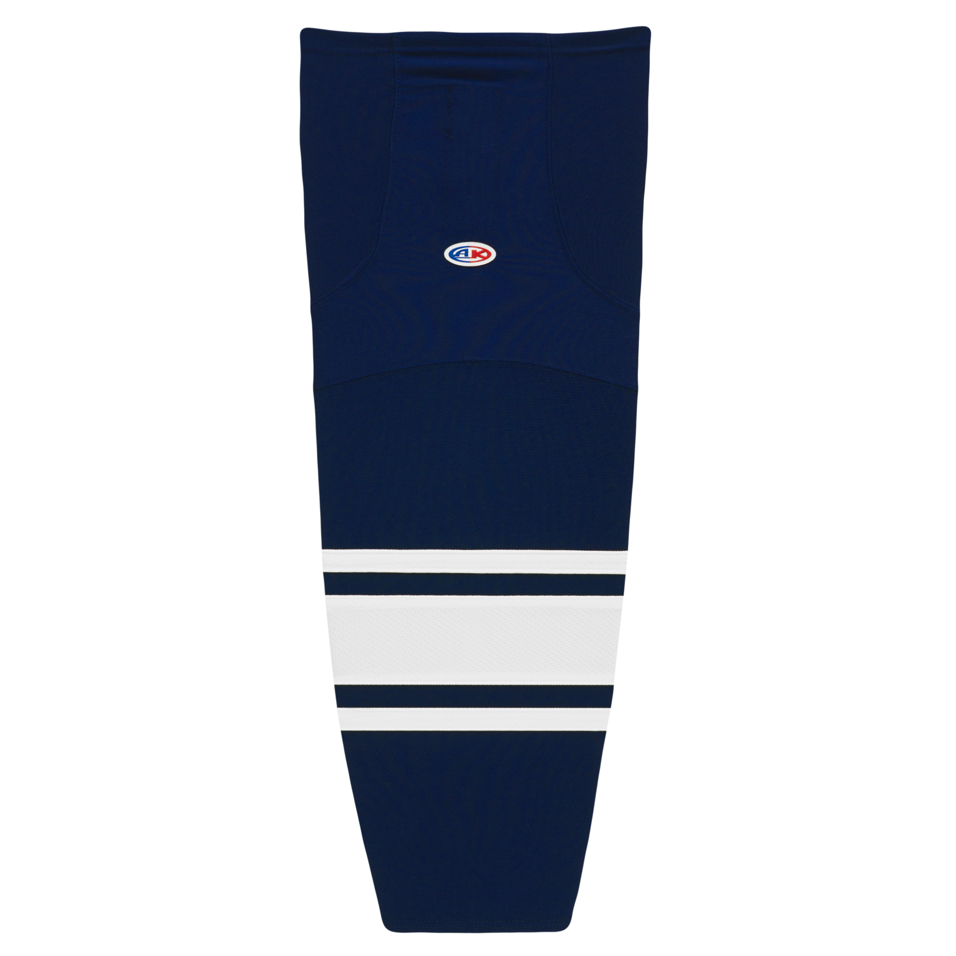 Athletic Knit (AK) HS2100-216 Navy/White Mesh Ice Hockey Socks - PSH Sports