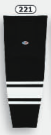 Athletic Knit (AK) HS2100-221 Black/White Mesh Ice Hockey Socks - PSH Sports