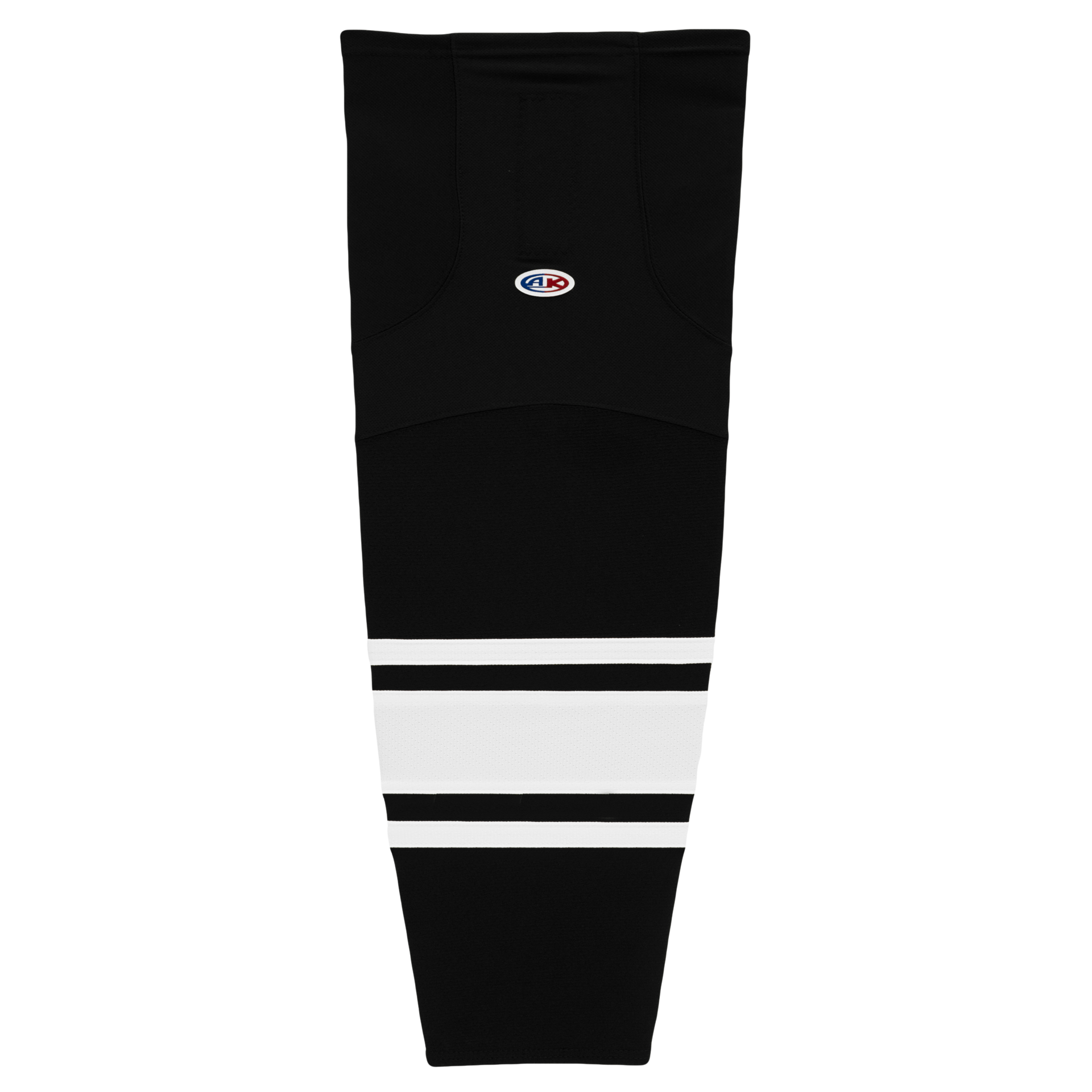 Athletic Knit (AK) HS2100-221 Black/White Mesh Ice Hockey Socks - PSH Sports