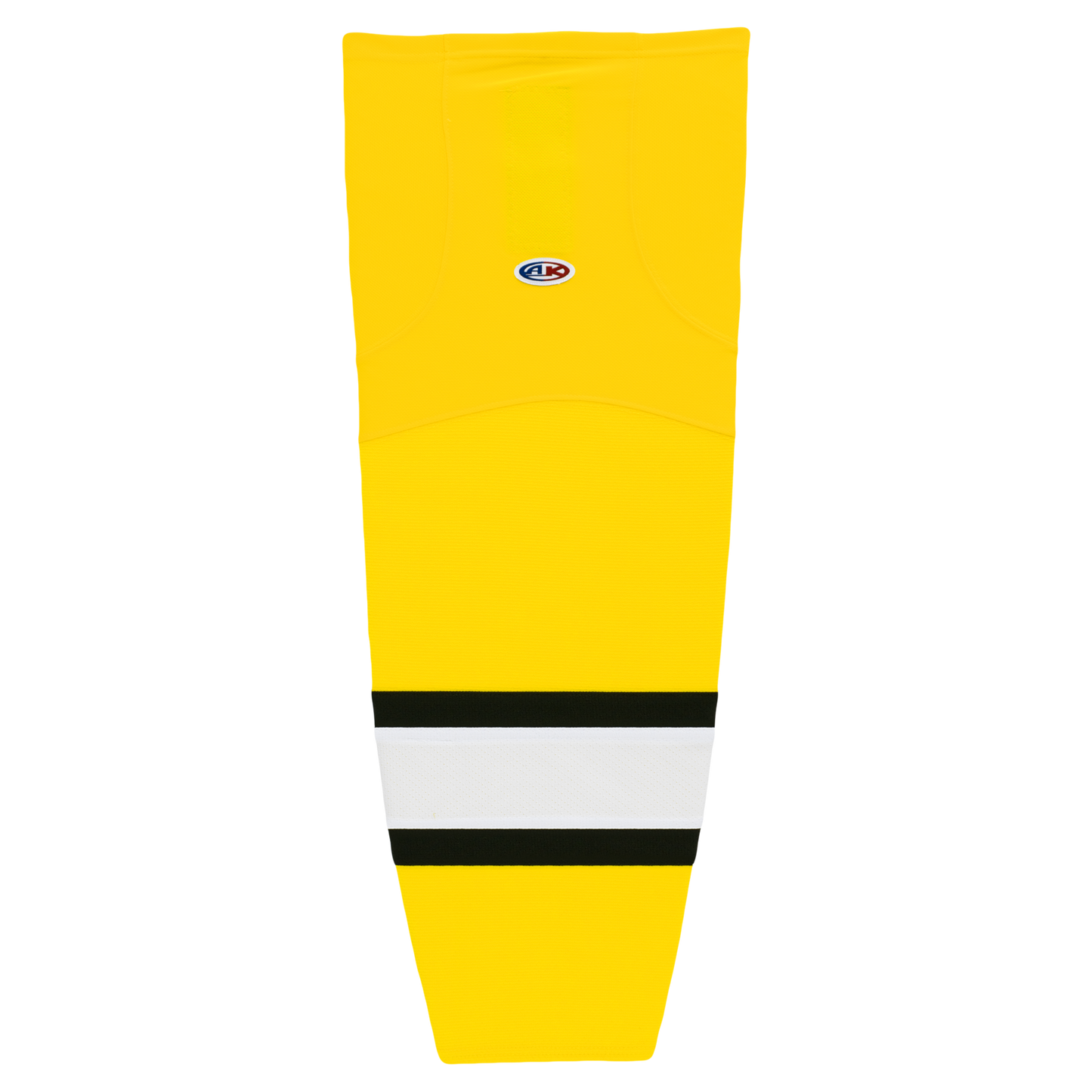 Athletic Knit (AK) HS2100-256 Maize/Black/White Mesh Ice Hockey Socks - PSH Sports