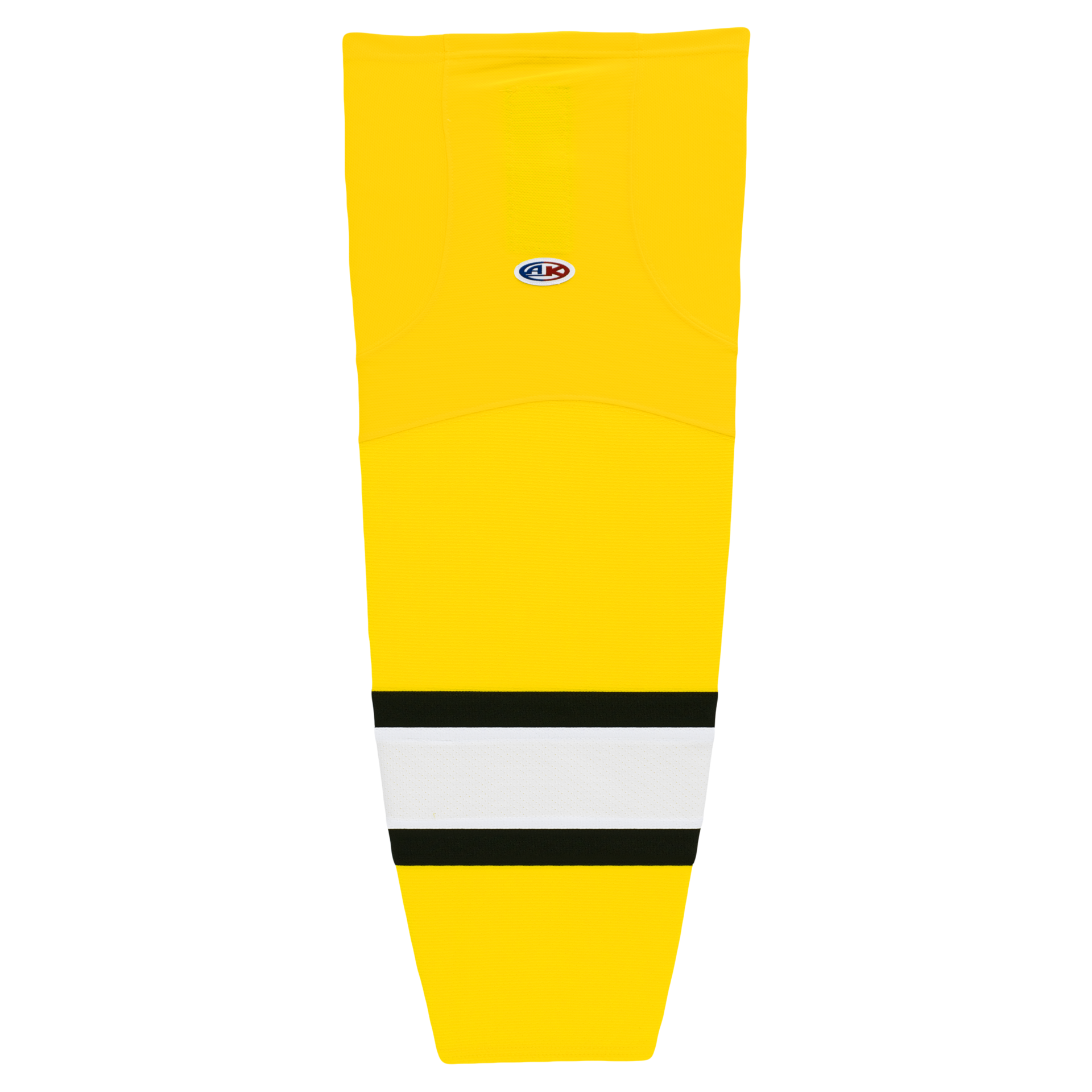 Athletic Knit (AK) HS2100-256 Maize/Black/White Mesh Ice Hockey Socks - PSH Sports