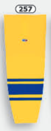 Athletic Knit (AK) HS2100-257 Maize/Royal Blue Mesh Ice Hockey Socks - PSH Sports