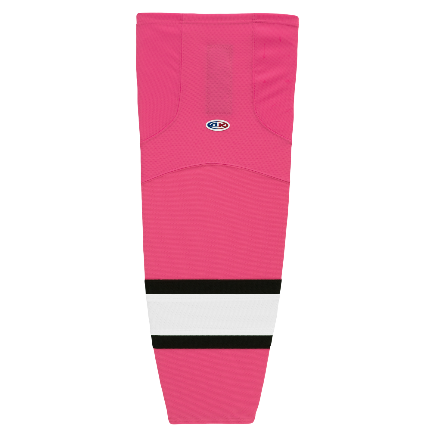Athletic Knit (AK) HS2100-272 Pink/White/Black Mesh Ice Hockey Socks - PSH Sports