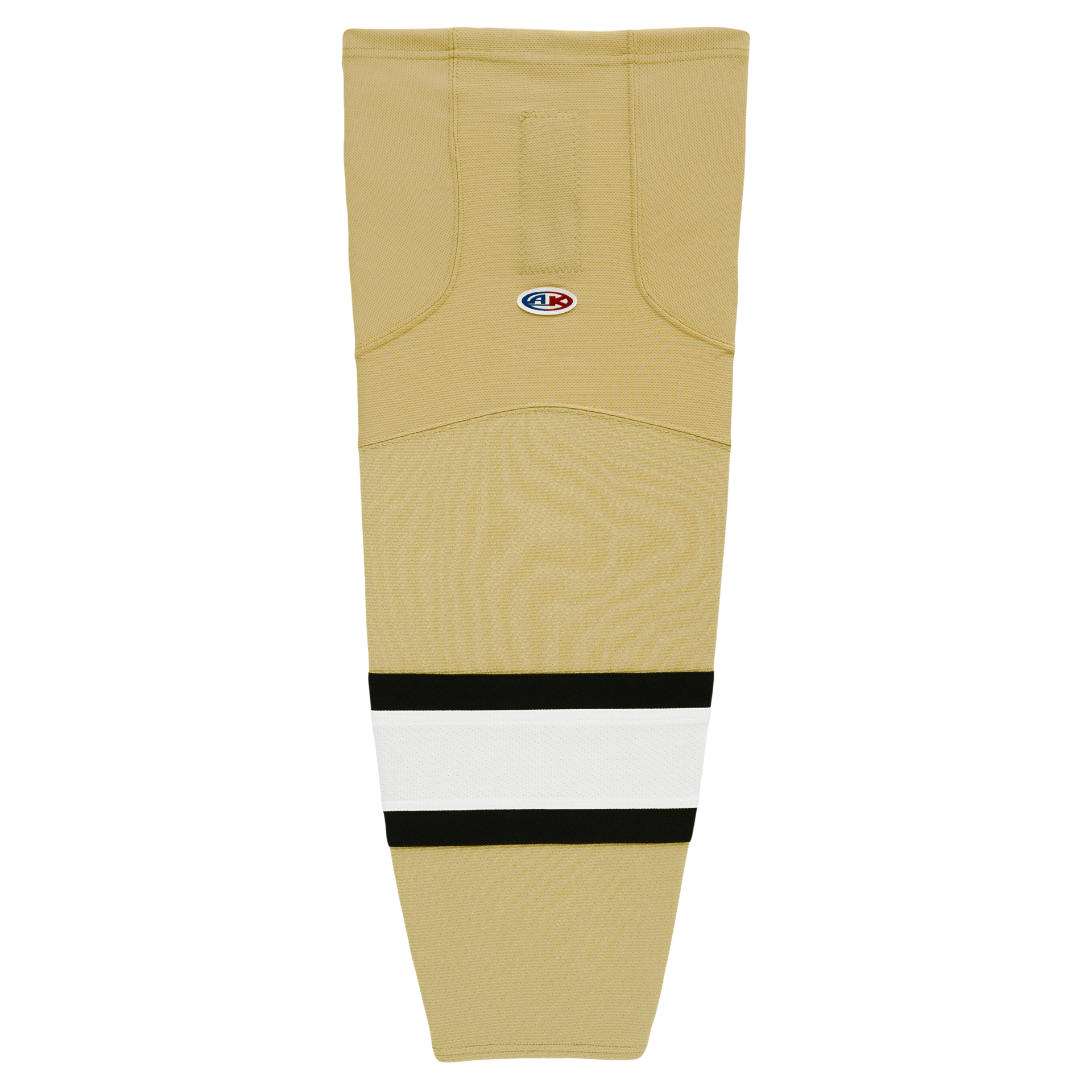 Athletic Knit (AK) HS2100-281 Vegas Gold/Black/White Mesh Ice Hockey Socks - PSH Sports