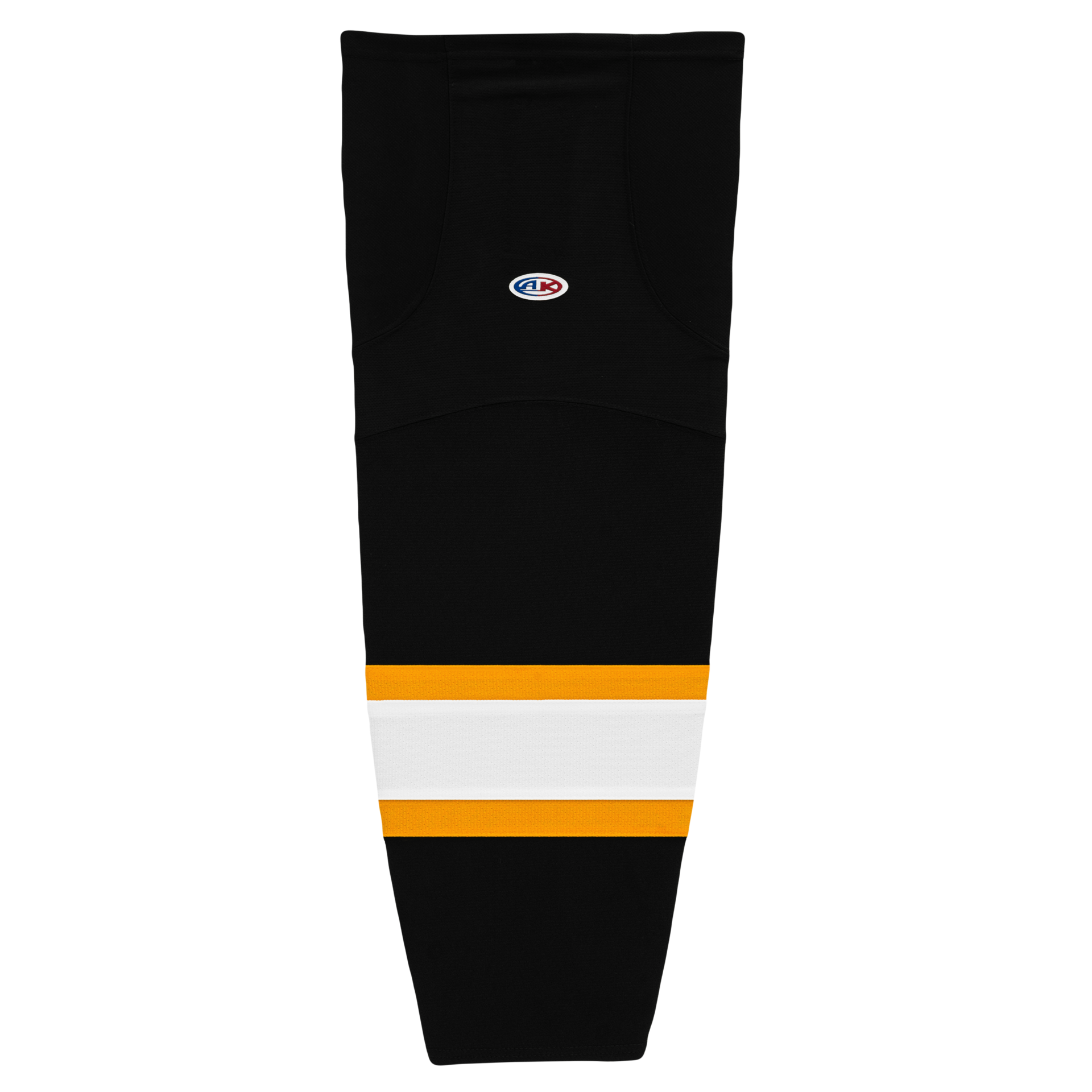 Athletic Knit (AK) HS2100-300 Boston Bruins Black Mesh Ice Hockey Socks - PSH Sports