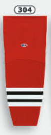 Athletic Knit (AK) HS2100-304 Chicago Blackhawks Red Mesh Ice Hockey Socks - PSH Sports