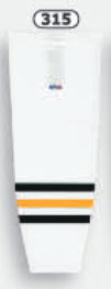 Athletic Knit (AK) HS2100-315 Pittsburgh Penguins White Mesh Ice Hockey Socks - PSH Sports