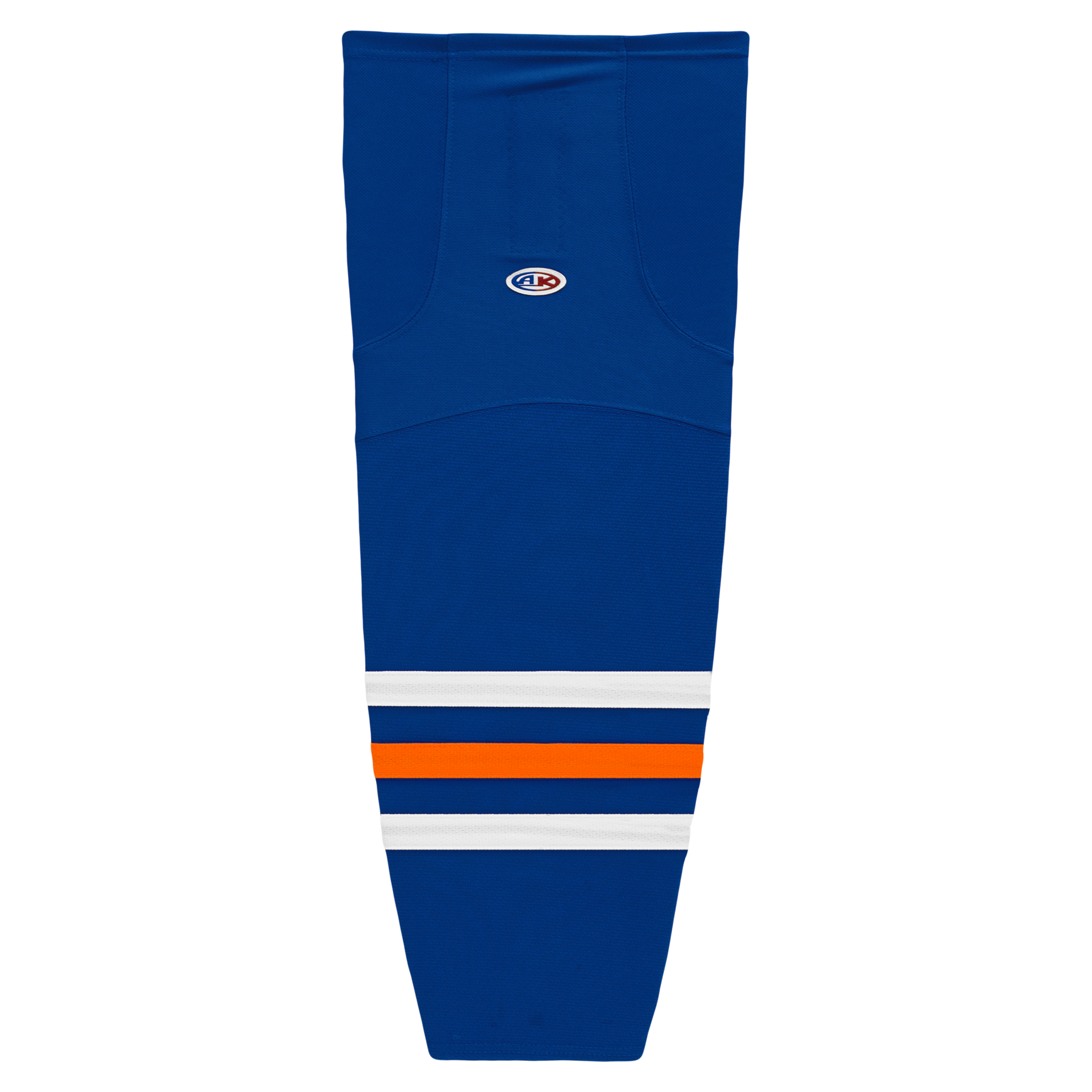 Athletic Knit (AK) HS2100-320 Edmonton Oilers Royal Blue Mesh Ice Hockey Socks - PSH Sports