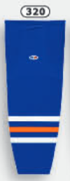 Athletic Knit (AK) HS2100-320 Edmonton Oilers Royal Blue Mesh Ice Hockey Socks - PSH Sports
