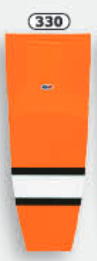 Athletic Knit (AK) HS2100-330 Orange/Black/White Mesh Ice Hockey Socks - PSH Sports