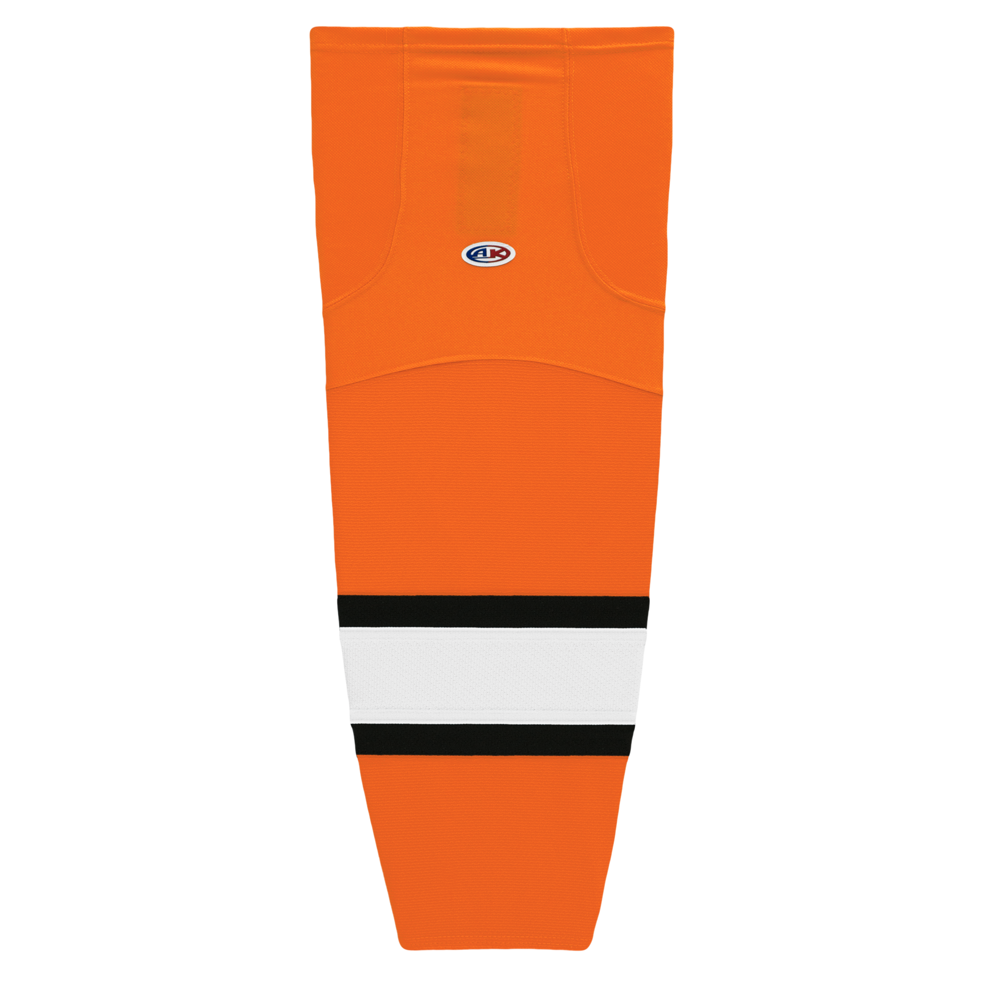 Athletic Knit (AK) HS2100-330 Orange/Black/White Mesh Ice Hockey Socks - PSH Sports