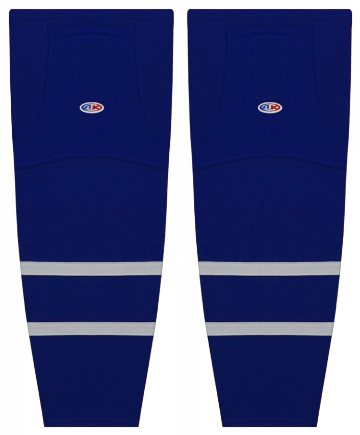 Athletic Knit (AK) HS2100-332 2021 Toronto Maple Leafs Reverse Retro Royal Blue Mesh Ice Hockey Socks - PSH Sports