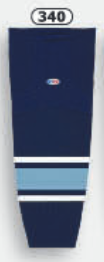 Athletic Knit (AK) HS2100-340 University of Maine Black Bears Navy Mesh Ice Hockey Socks - PSH Sports