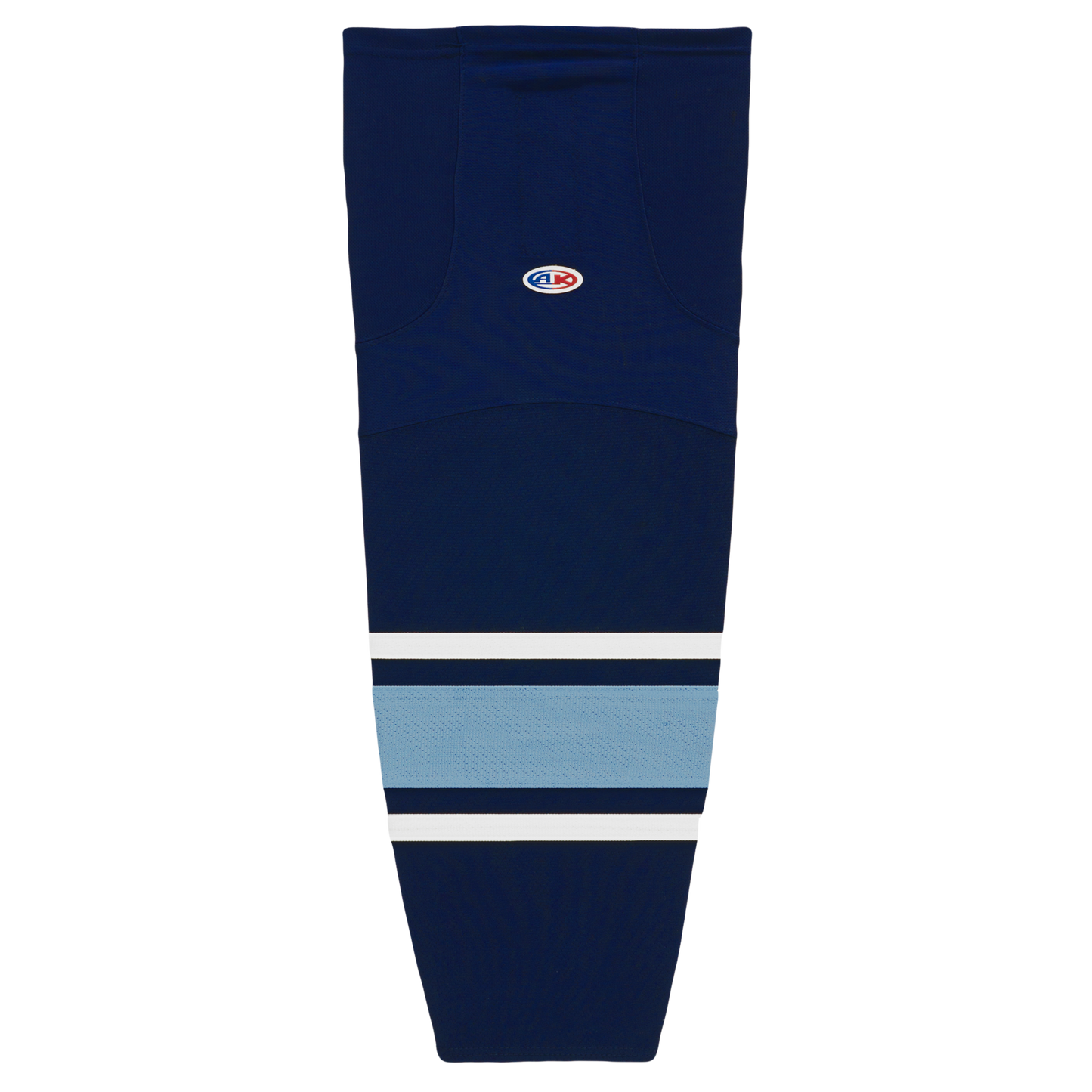 Athletic Knit (AK) HS2100-340 University of Maine Black Bears Navy Mesh Ice Hockey Socks - PSH Sports