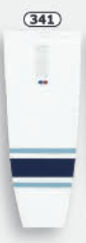 Athletic Knit (AK) HS2100-341 University of Maine Black Bears White Mesh Ice Hockey Socks - PSH Sports
