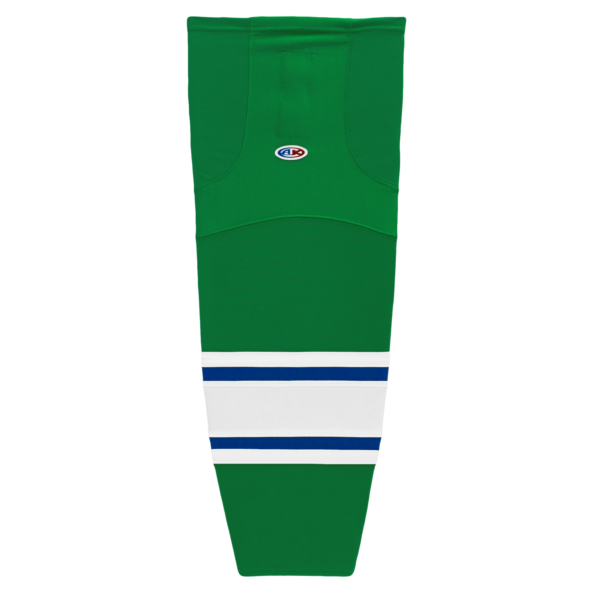 Athletic Knit (AK) HS2100-347 Kelly Green/Royal Blue/White Mesh Ice Hockey Socks - PSH Sports