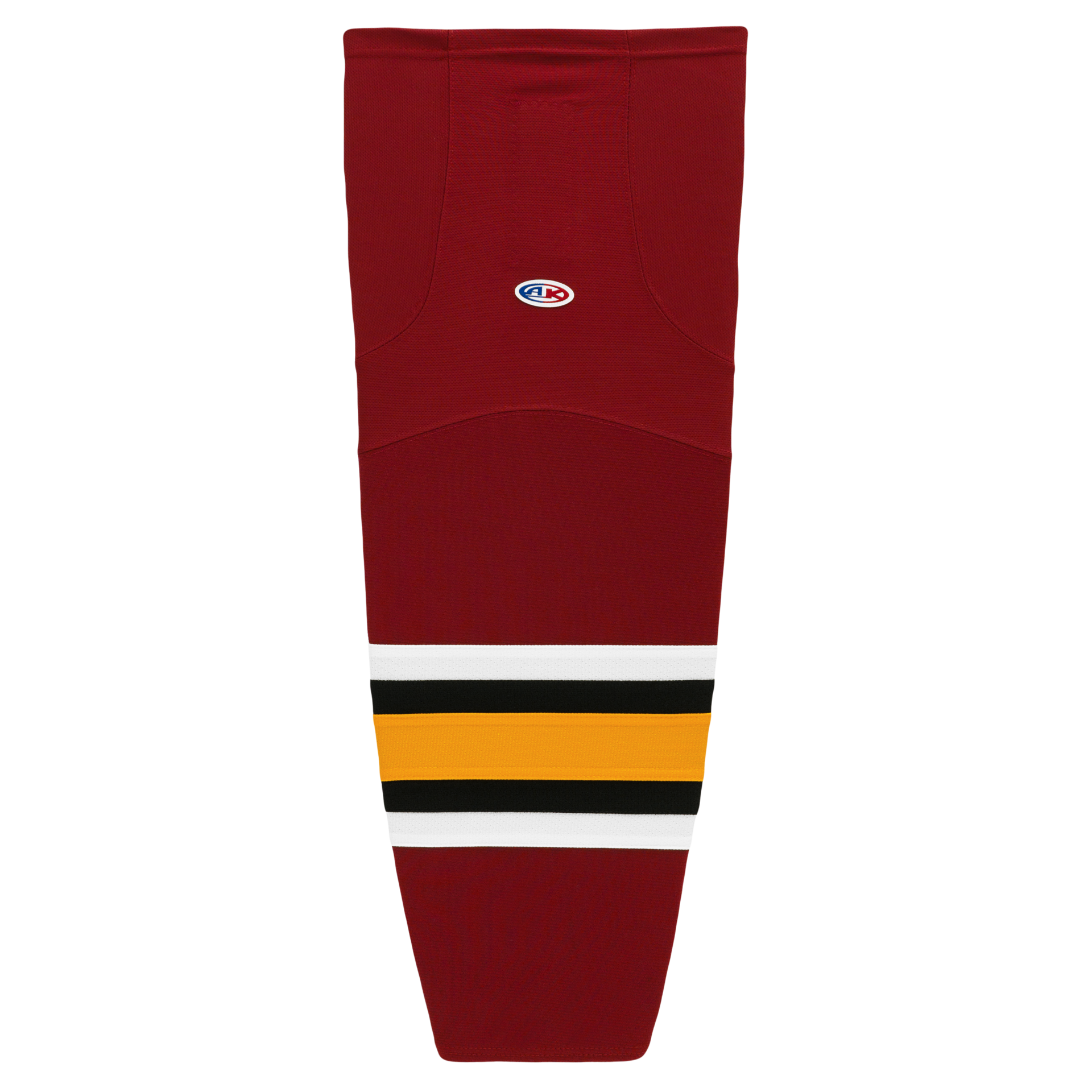 Athletic Knit (AK) HS2100-356 Chicago Wolves Cardinal Red Mesh Ice Hockey Socks - PSH Sports
