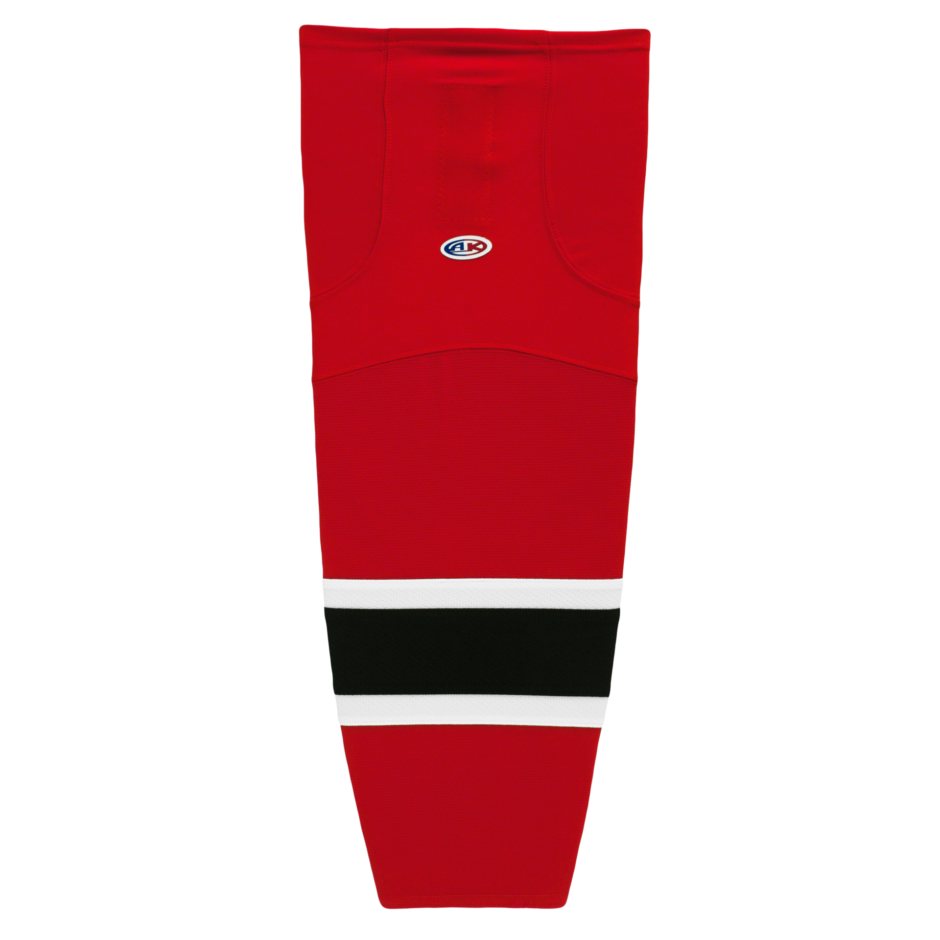 Athletic Knit (AK) HS2100-366 New Jersey Devils Red Mesh Ice Hockey Socks - PSH Sports