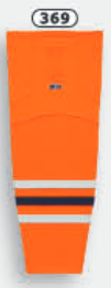 Athletic Knit (AK) HS2100-369 2017 Edmonton Oilers Orange Mesh Ice Hockey Socks - PSH Sports