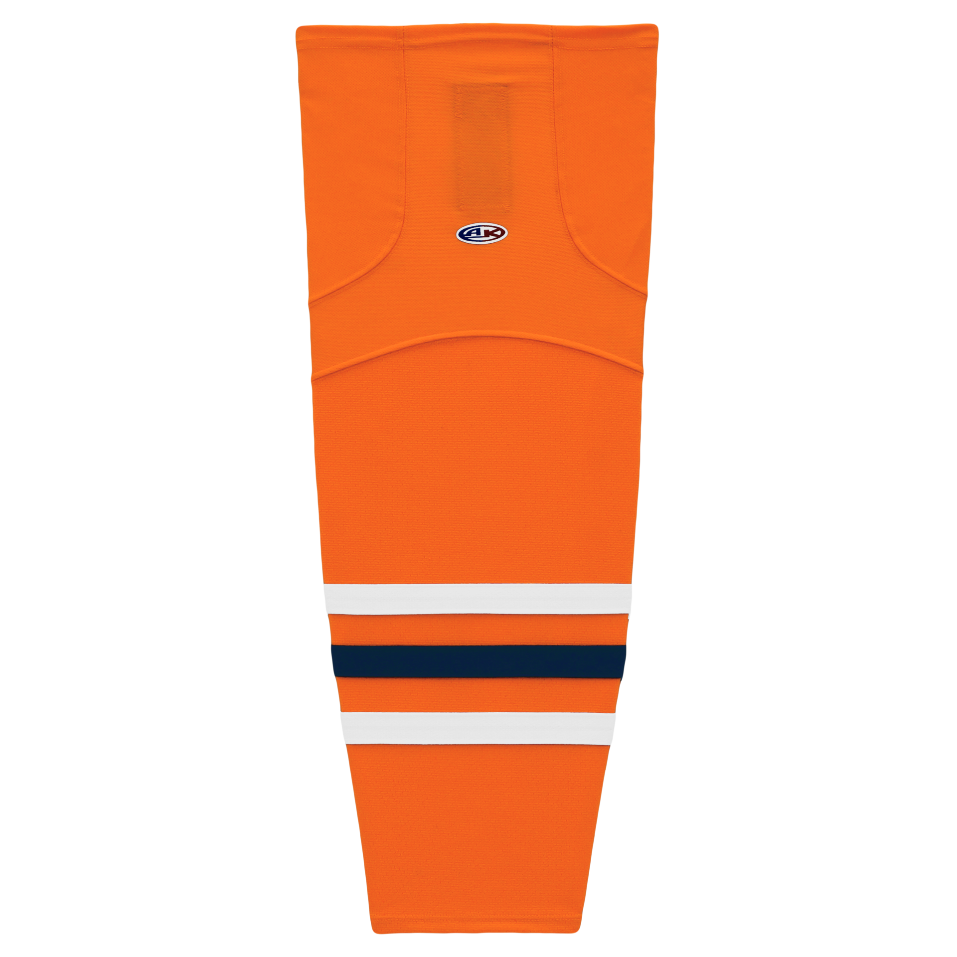 Athletic Knit (AK) HS2100-369 2017 Edmonton Oilers Orange Mesh Ice Hockey Socks - PSH Sports