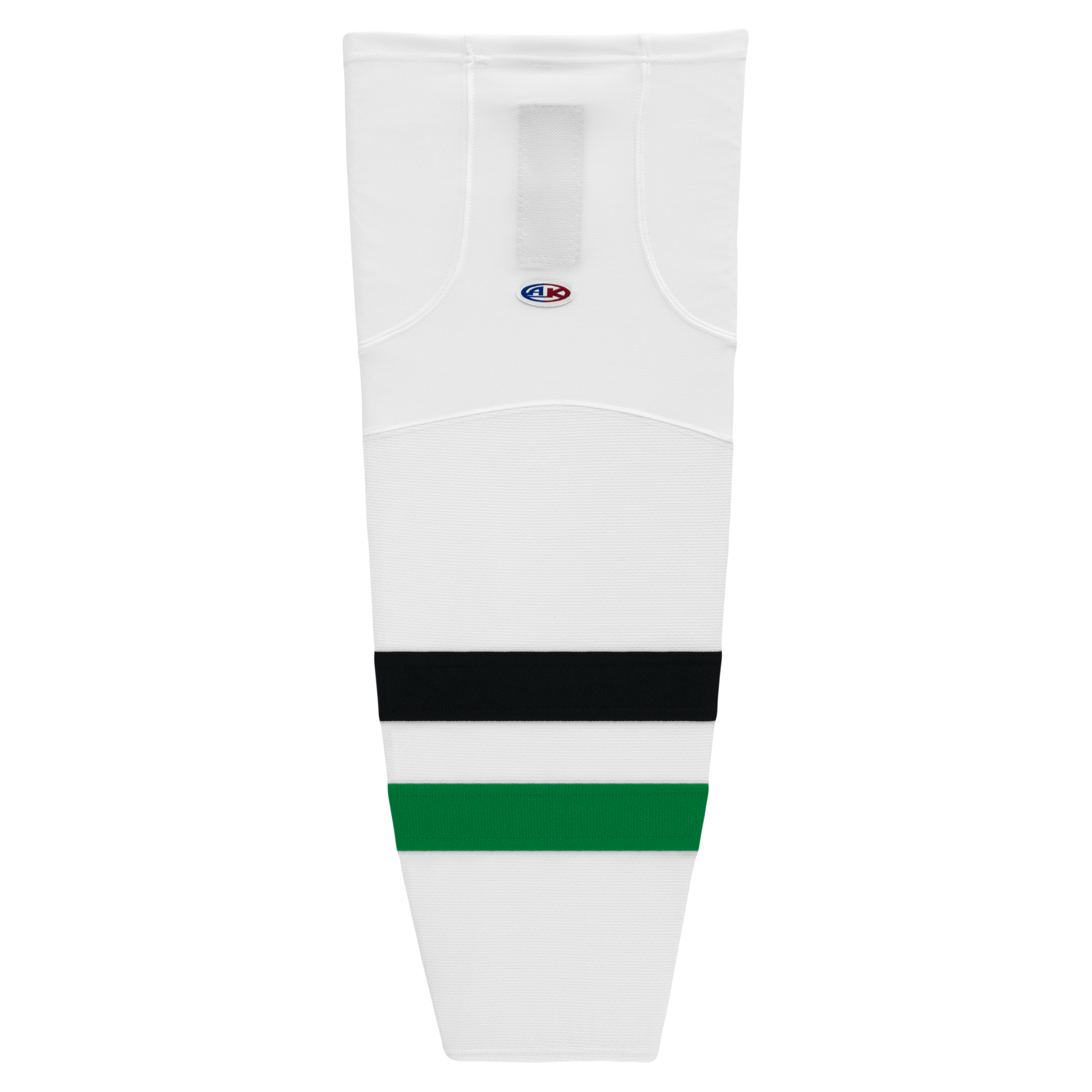 Athletic Knit (AK) HS2100-377 2013 Dallas Stars White Mesh Ice Hockey Socks - PSH Sports