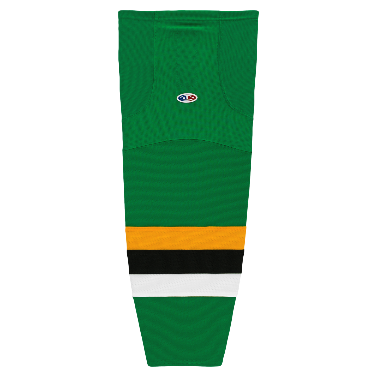Athletic Knit (AK) HS2100-406 Minnesota North Stars Kelly Green with Black Stripe Mesh Ice Hockey Socks - PSH Sports