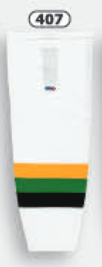 Athletic Knit (AK) HS2100-407 Minnesota North Stars White with Black Stripe Mesh Ice Hockey Socks - PSH Sports