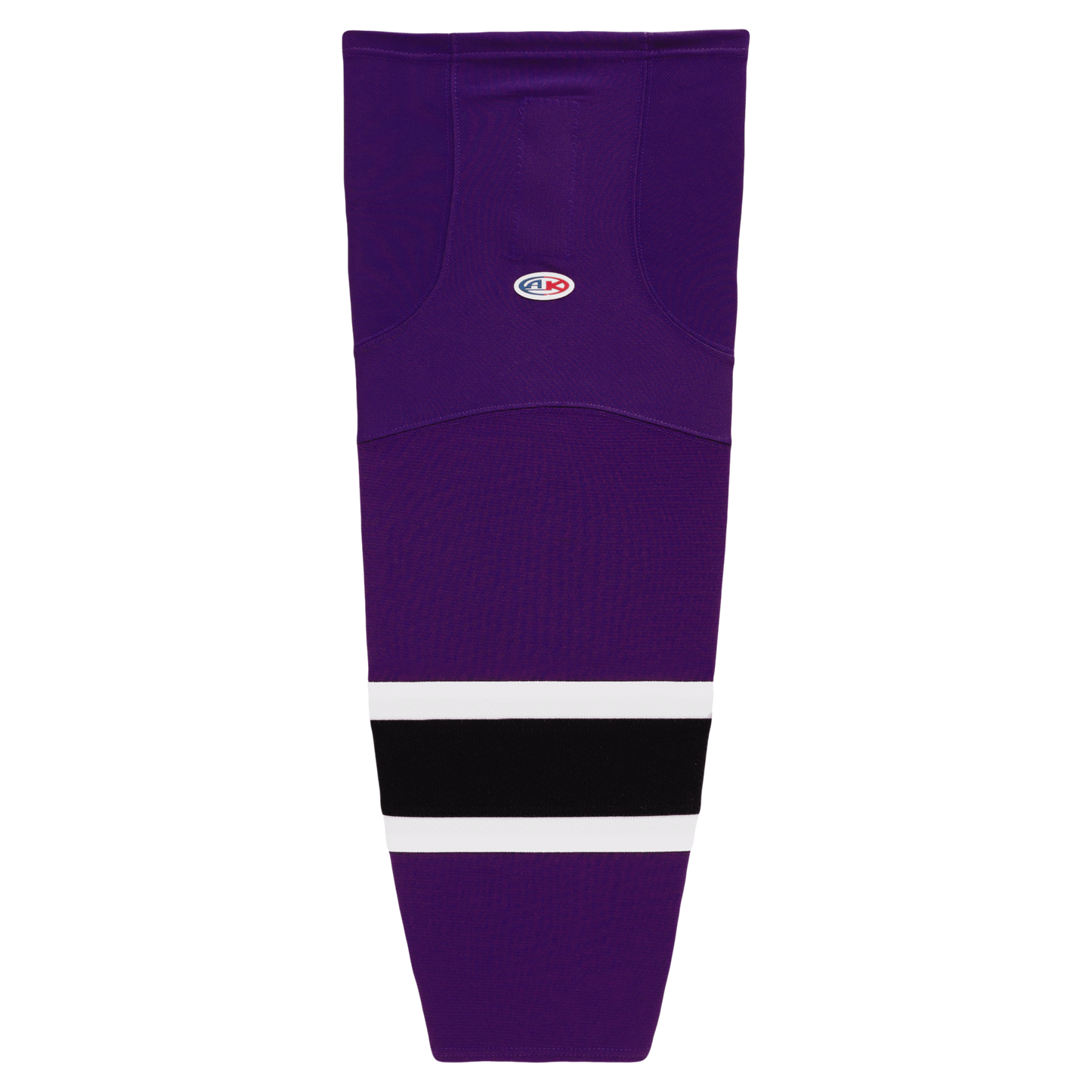 Athletic Knit (AK) HS2100-438 Purple/White/Black Mesh Ice Hockey Socks - PSH Sports