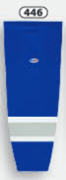 Athletic Knit (AK) HS2100-446 Royal Blue/Grey/White Mesh Ice Hockey Socks - PSH Sports