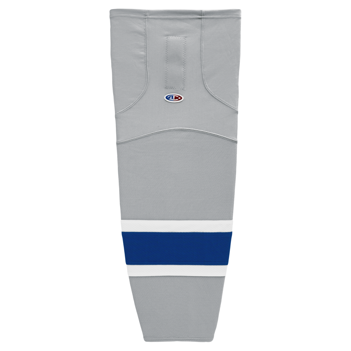 Athletic Knit (AK) HS2100-450 Grey/Royal Blue/White Mesh Ice Hockey Socks - PSH Sports