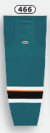 Athletic Knit (AK) HS2100-466 2013 San Jose Sharks Pacific Teal Mesh Ice Hockey Socks - PSH Sports