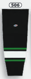 Athletic Knit (AK) HS2100-506 Dallas Stars Black Mesh Ice Hockey Socks - PSH Sports