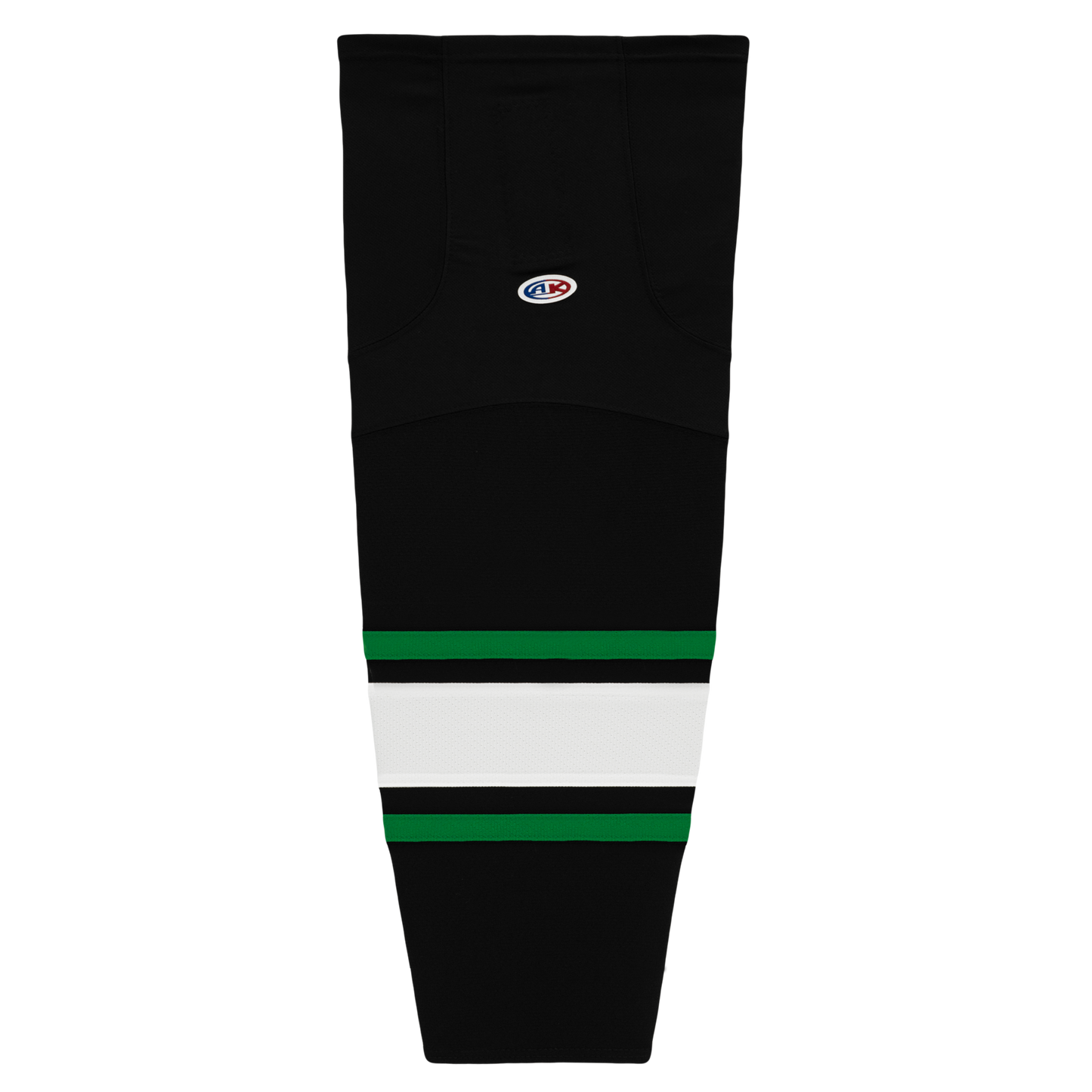 Athletic Knit (AK) HS2100-506 Dallas Stars Black Mesh Ice Hockey Socks - PSH Sports