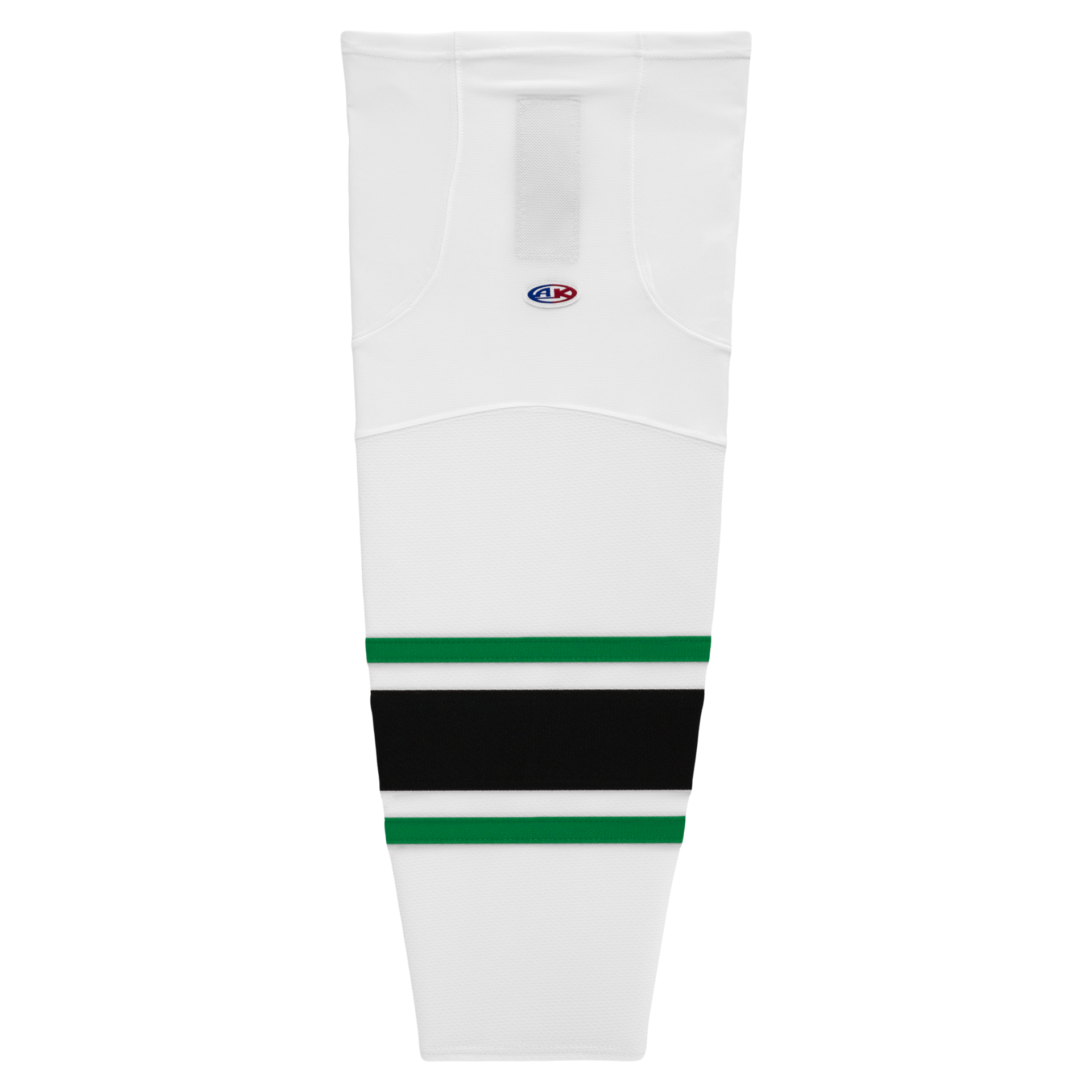 Athletic Knit (AK) HS2100-507 Dallas Stars White Mesh Ice Hockey Socks - PSH Sports